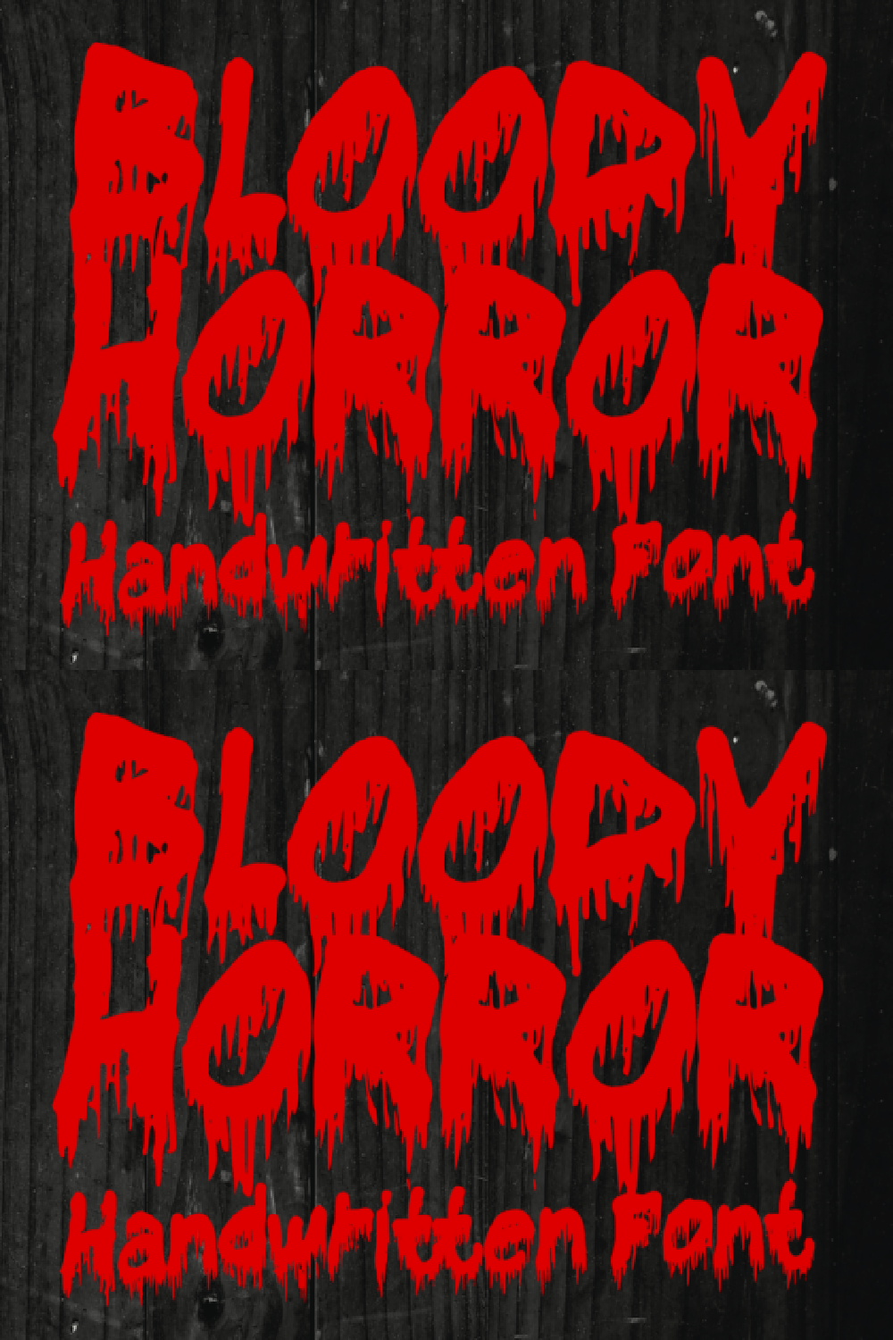 Bloody Horror Font