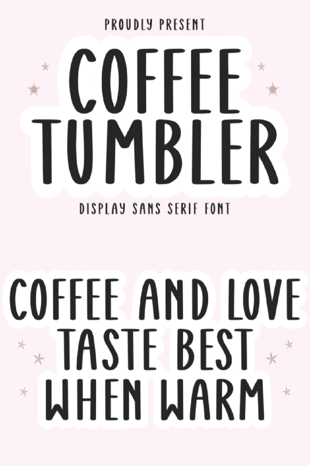 Coffee Tumbler Font