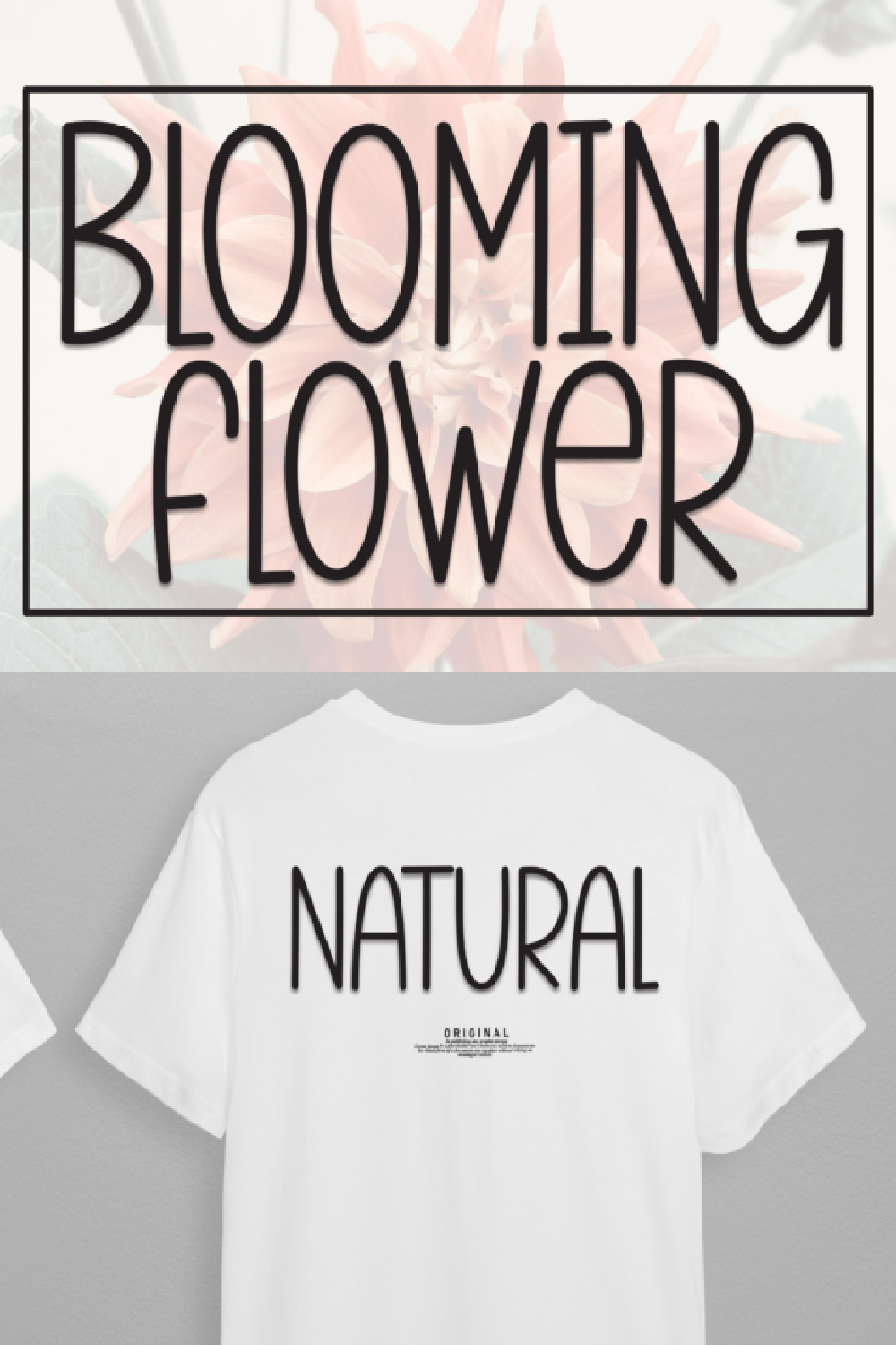 Blooming Flower Font
