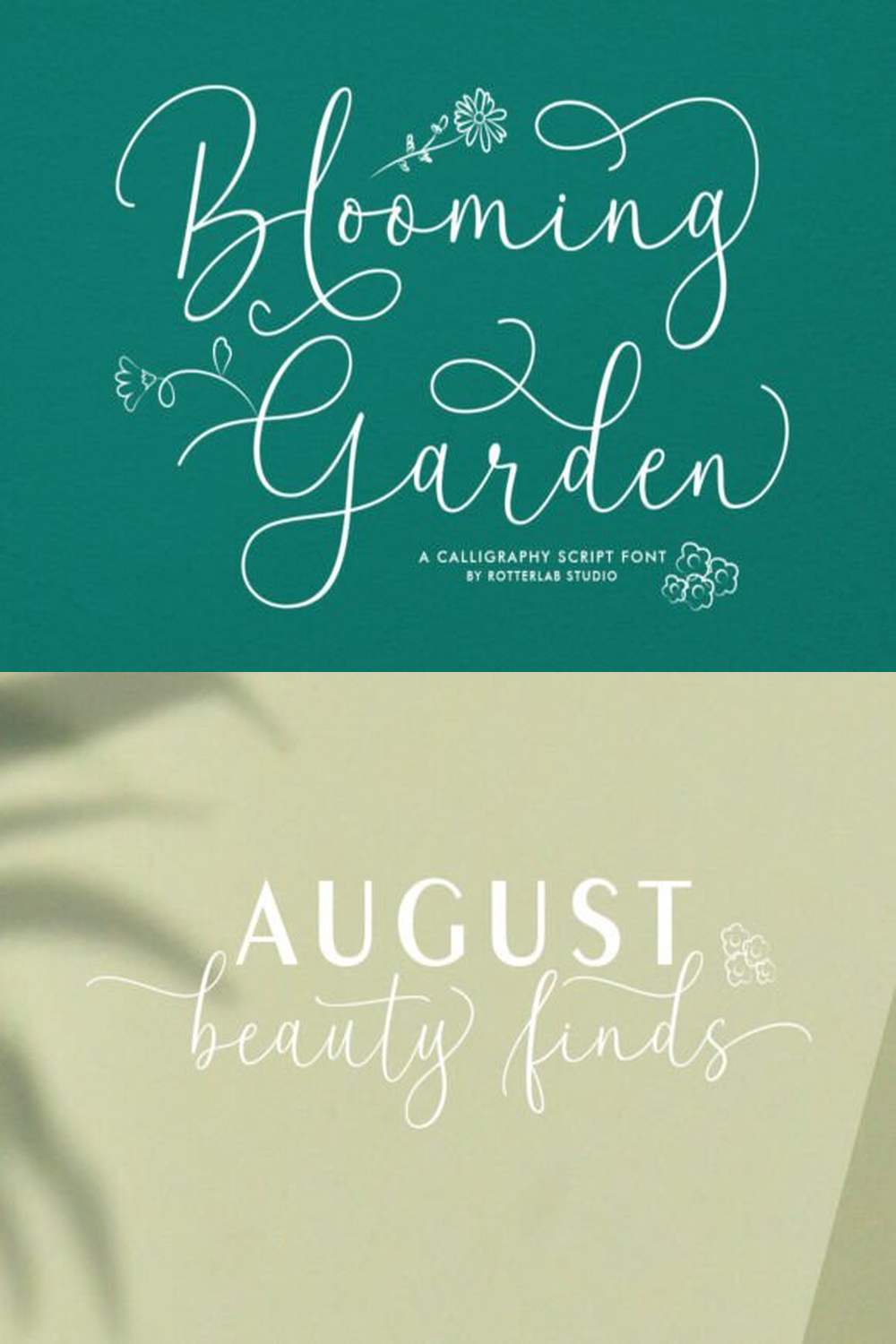 Blooming Garden Font