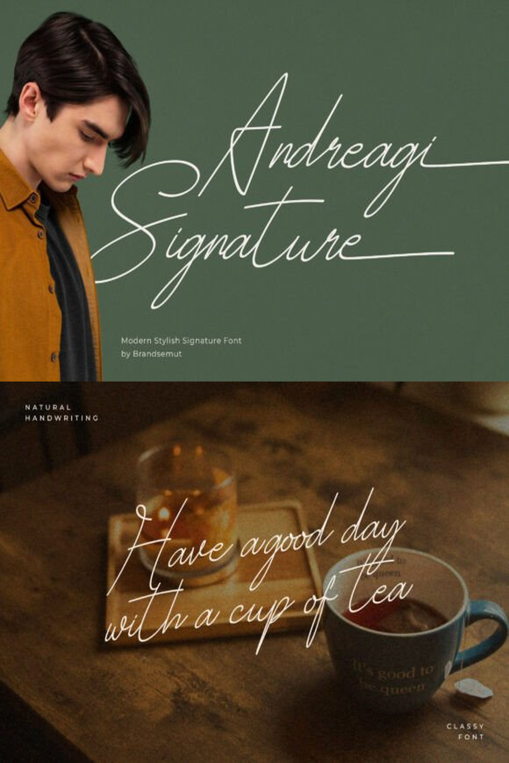 Andreagi Signature Font