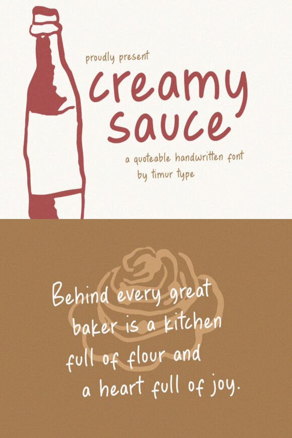 Creamy Sauce Font