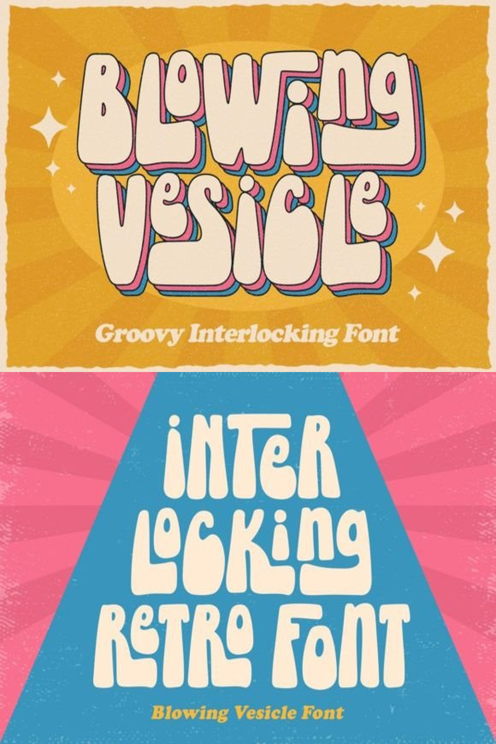 Blowing Vesicle Font