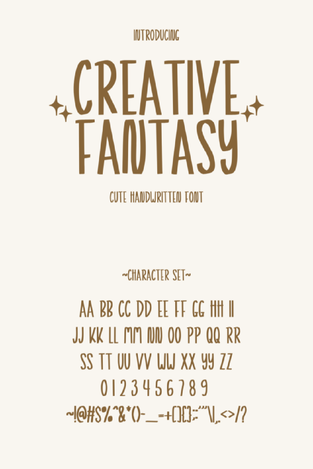 Creative Fantasy Font