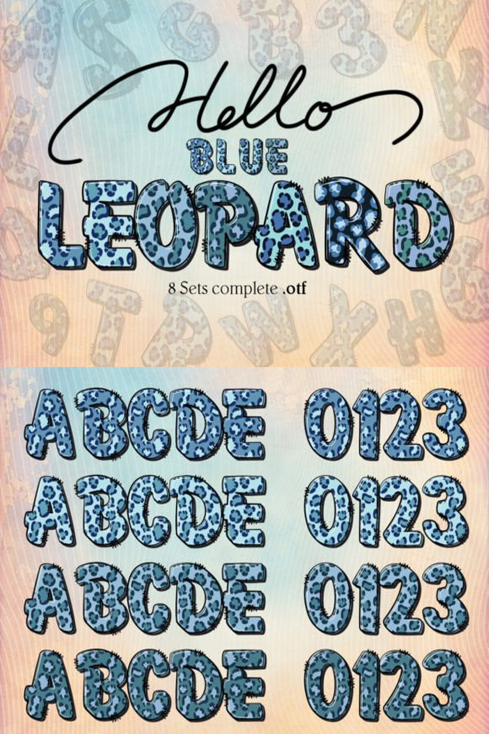 Blue Leopard Font