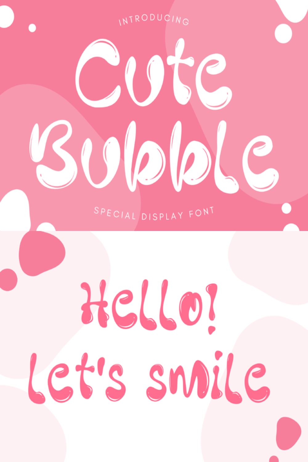 Cute Bubble Font