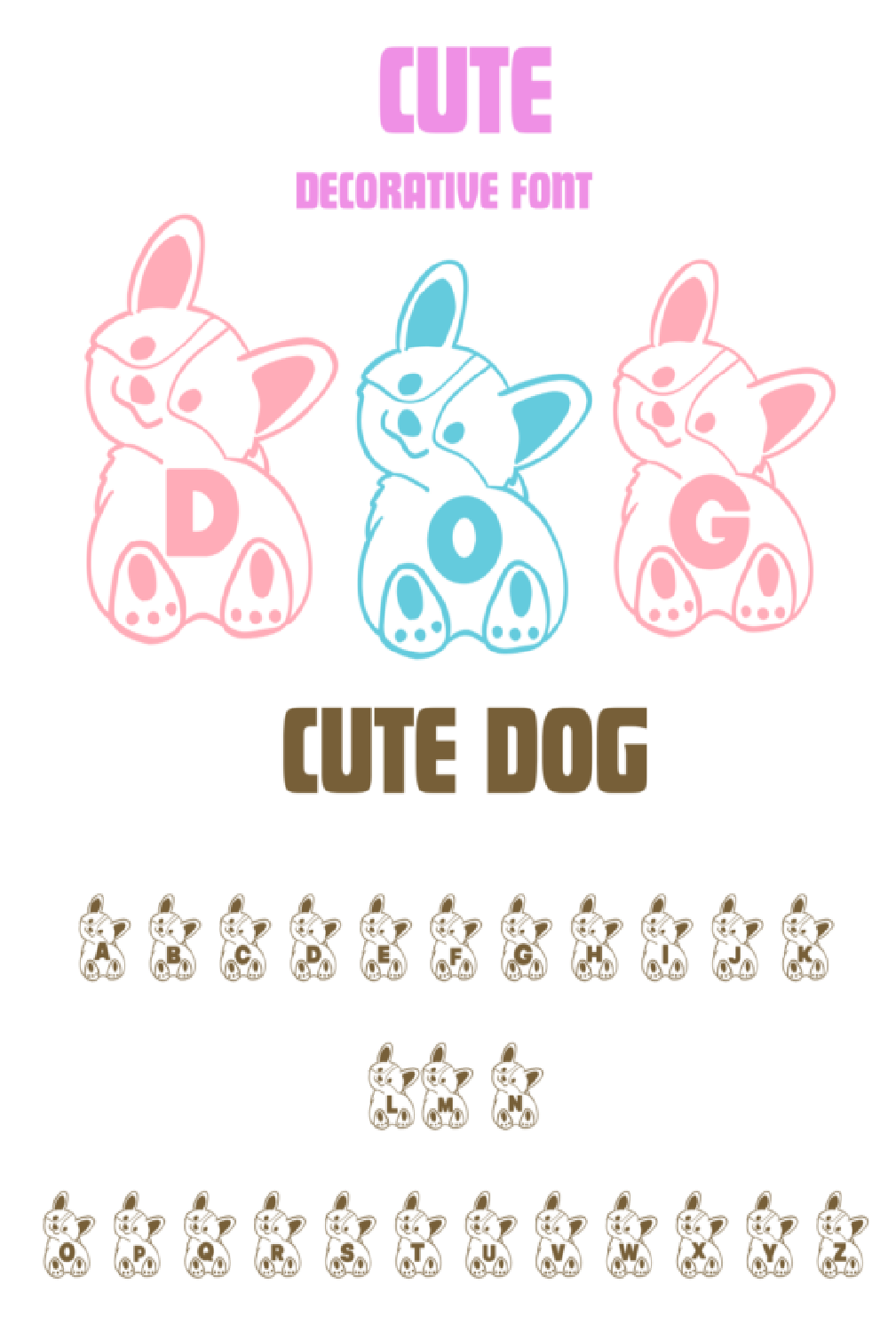 Cute Dog Font
