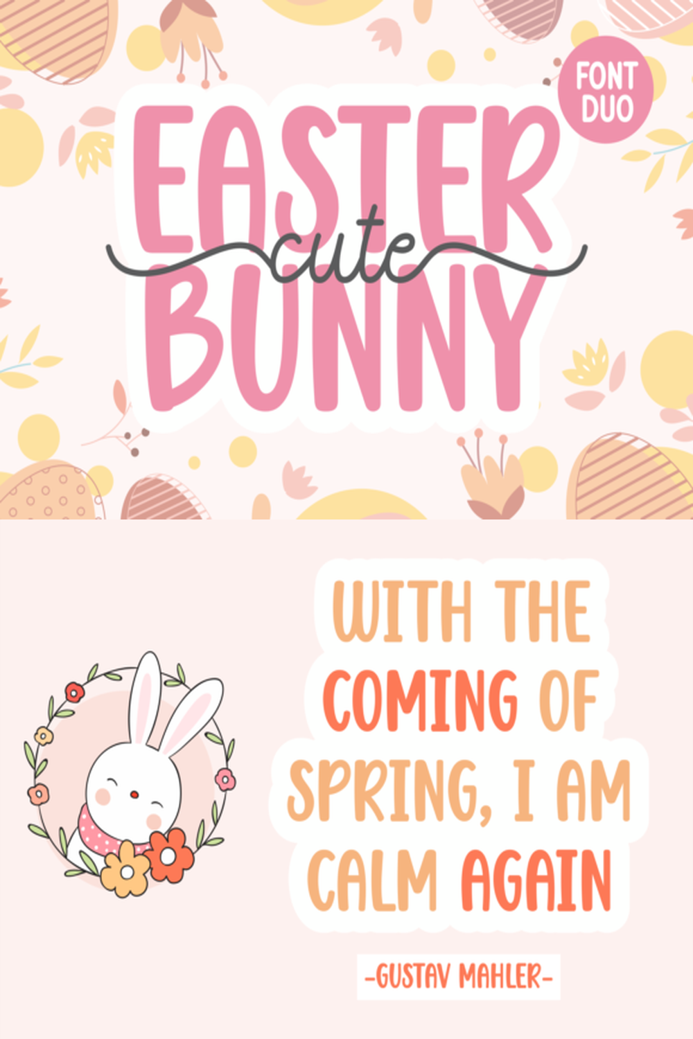 Cute Easter Bunny Font