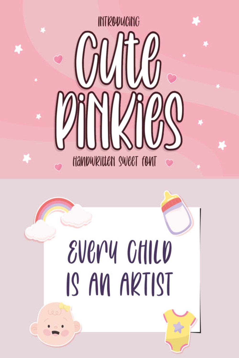Cute Pinkies Font