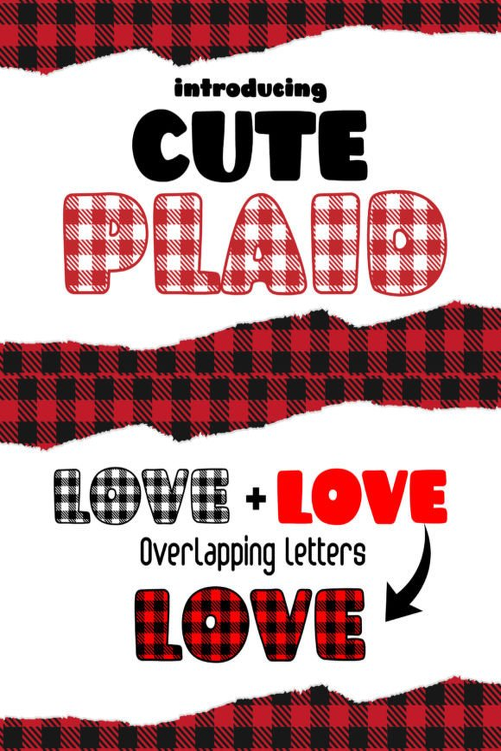 Cute Plaid Font