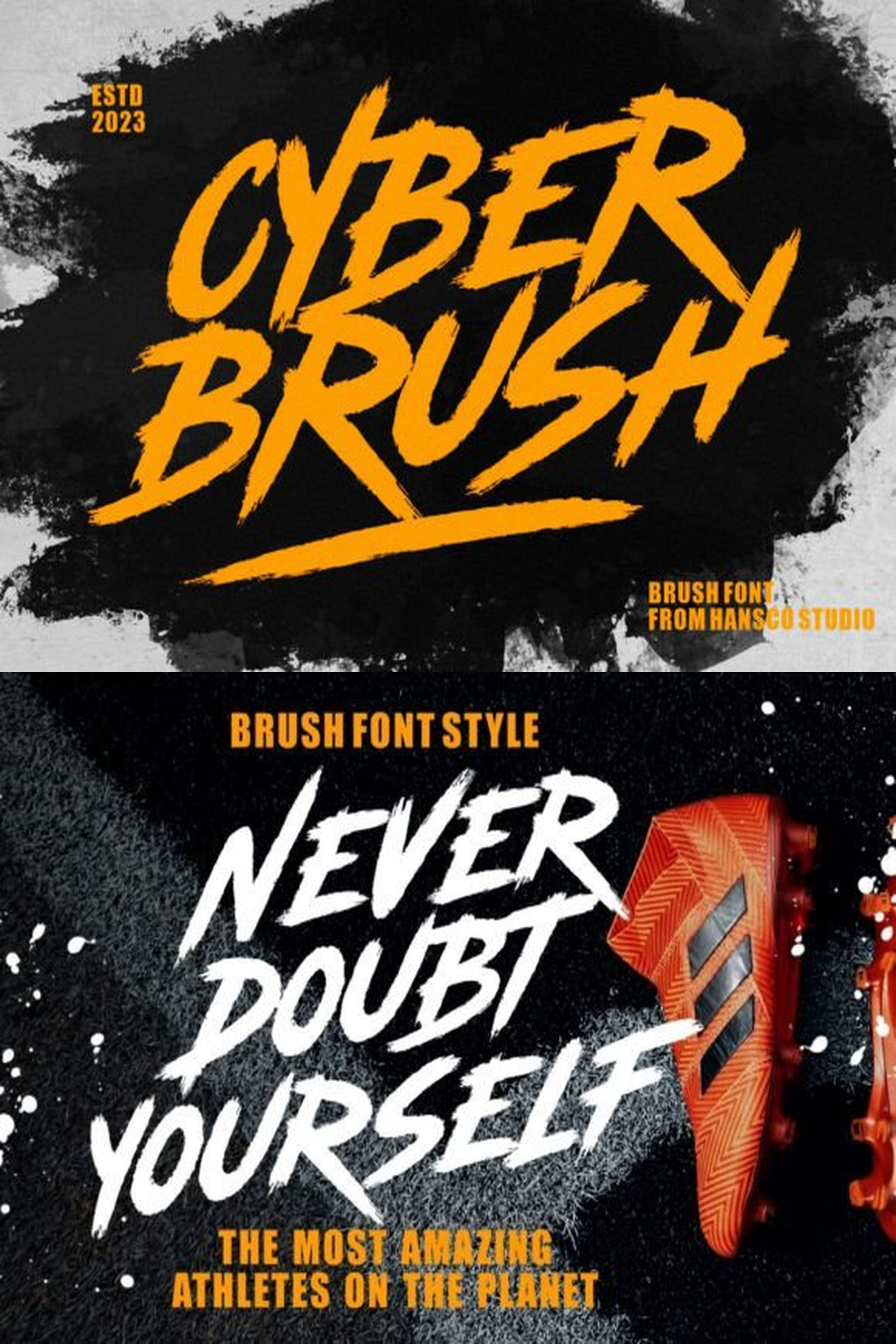 Cyber Brush Font