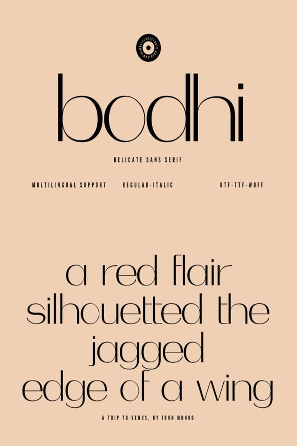 Bodhi Font: Elegant & Minimalist Sans Serif for Modern Branding & Typography Bodhi Font: Elegant & Minimalist Sans Serif for Modern Branding & Typography