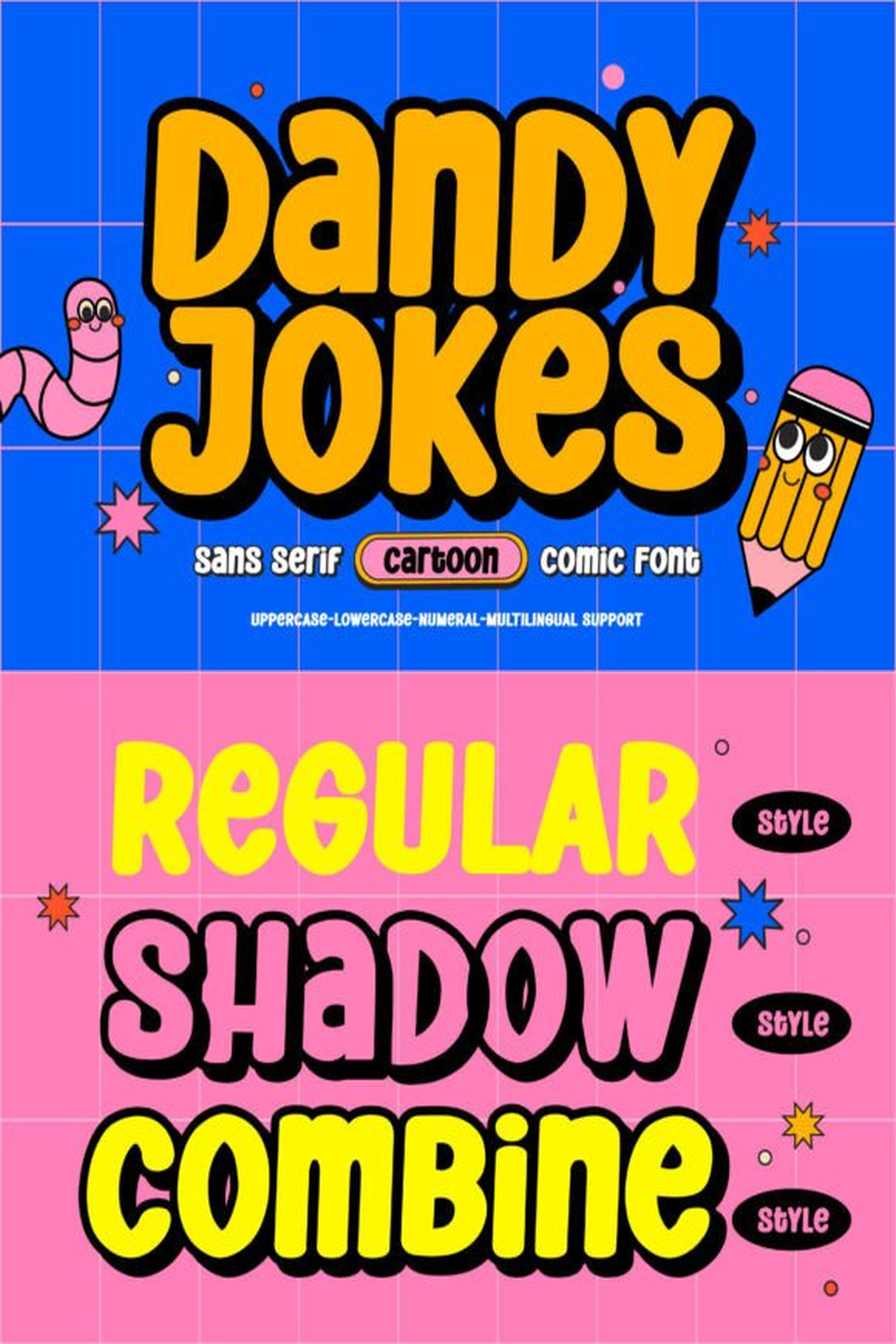Dandy Jokes Font: A Playful Retro Cartoon Font for Eye-Catching Headlines Dandy Jokes Font: A Playful Retro Cartoon Font for Eye-Catching Headlines