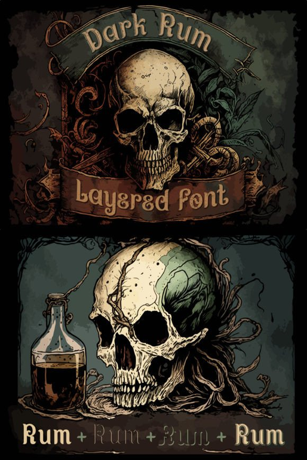 Dark Rum Font