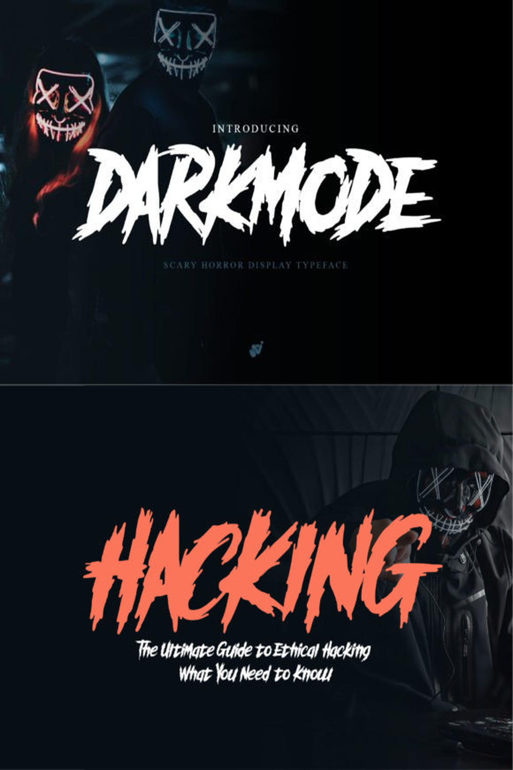 Darkmode – Horror Gothic Typeface Font