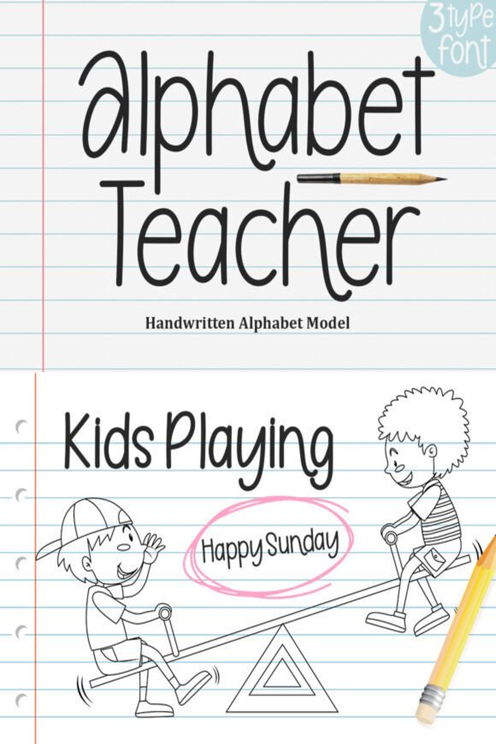 Alphabet Teacher Font