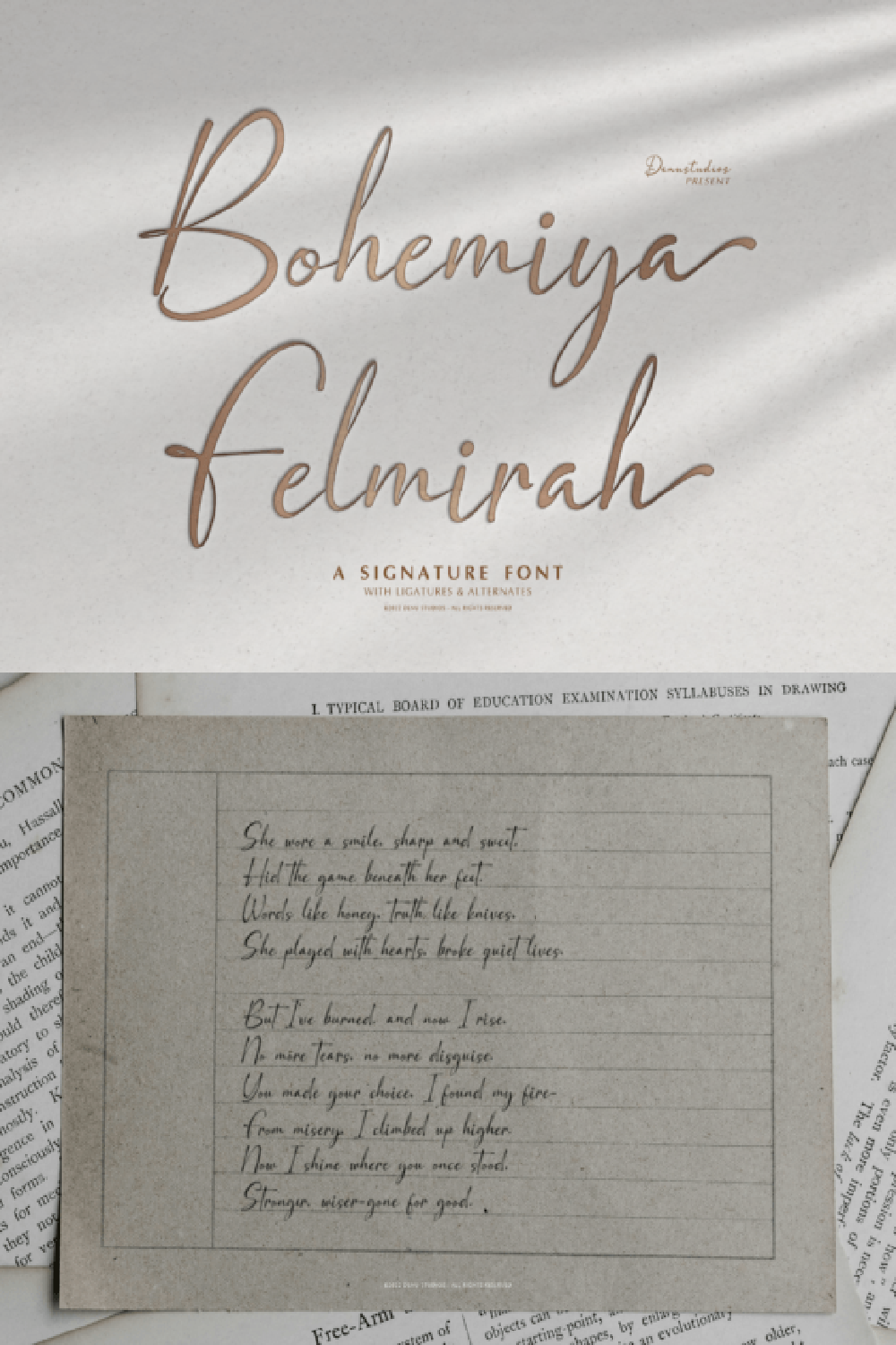 Bohemiya Felmirah Font