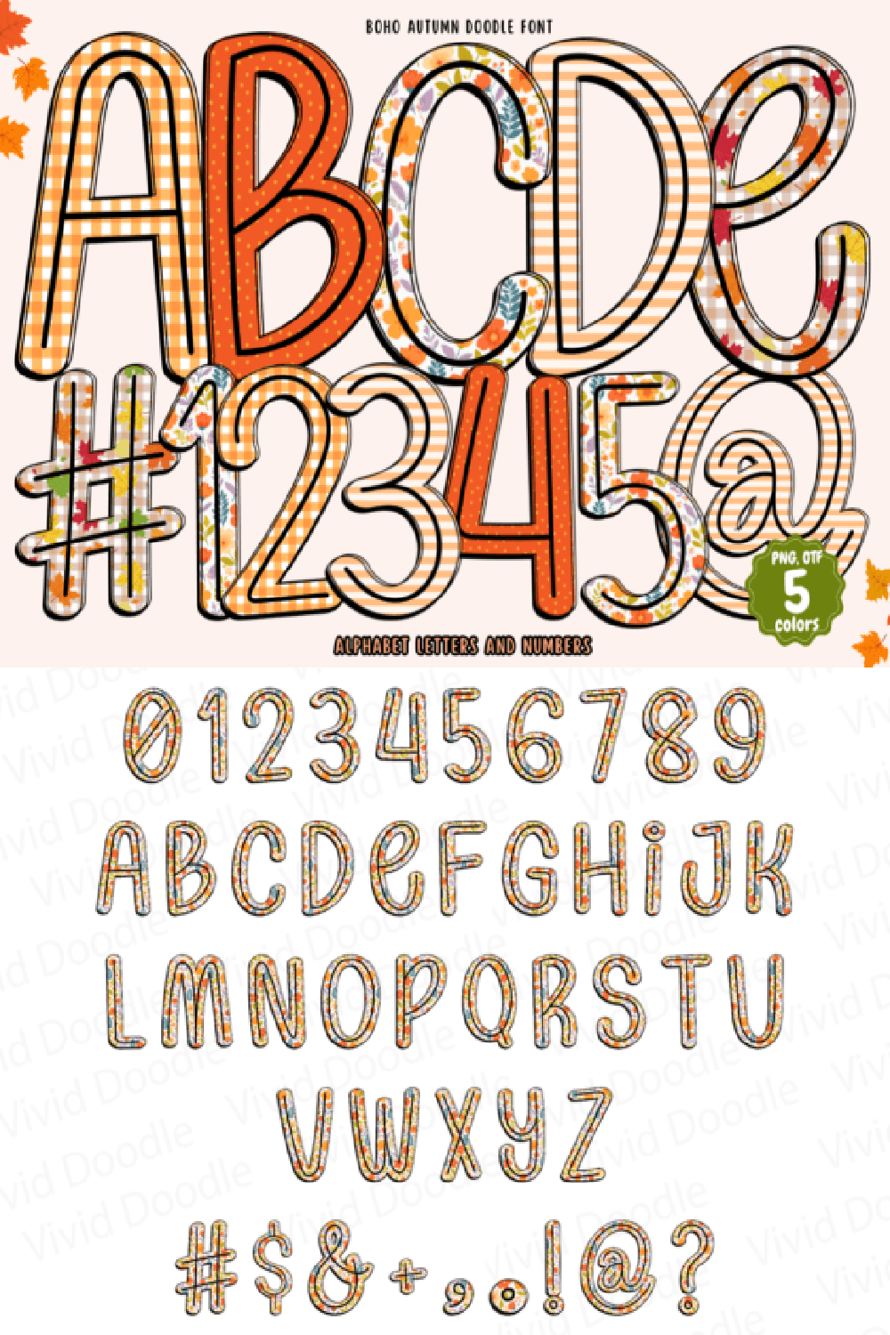 Boho Autumn Doodle Font
