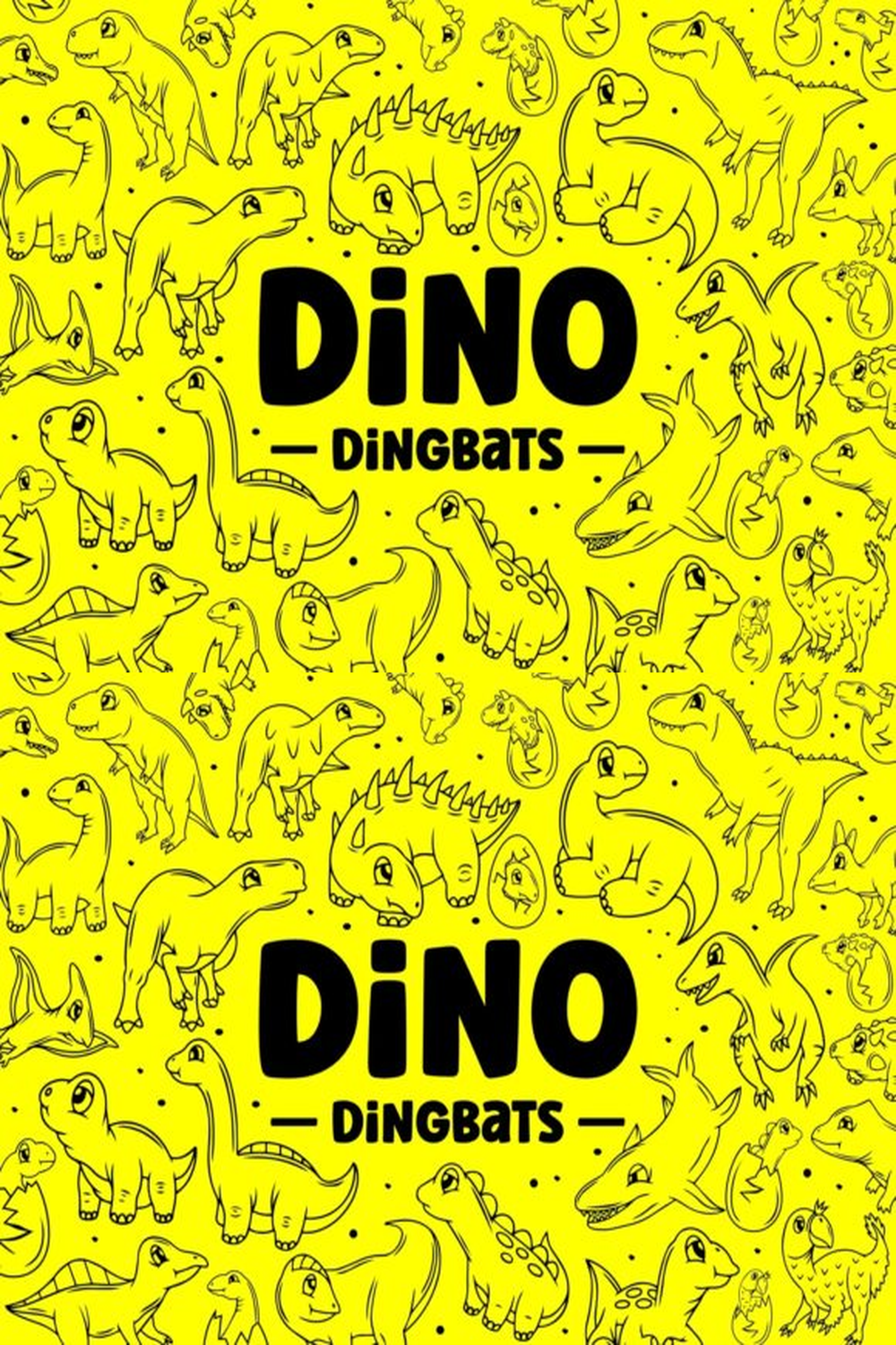 Dino Dingbats Font
