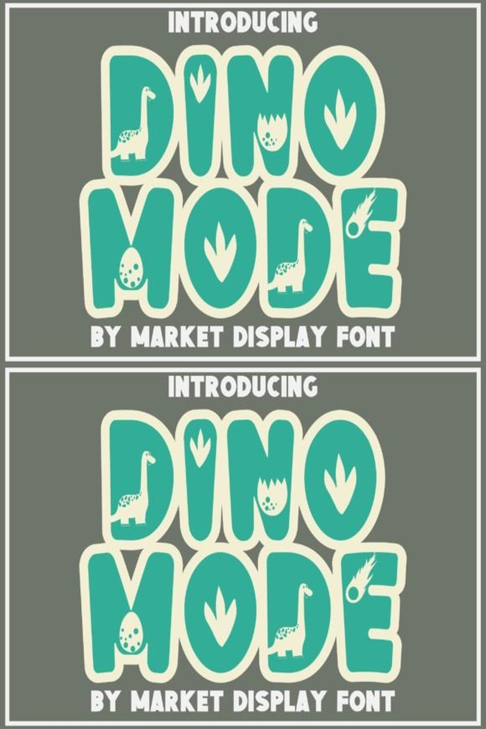 Dino Mode Font