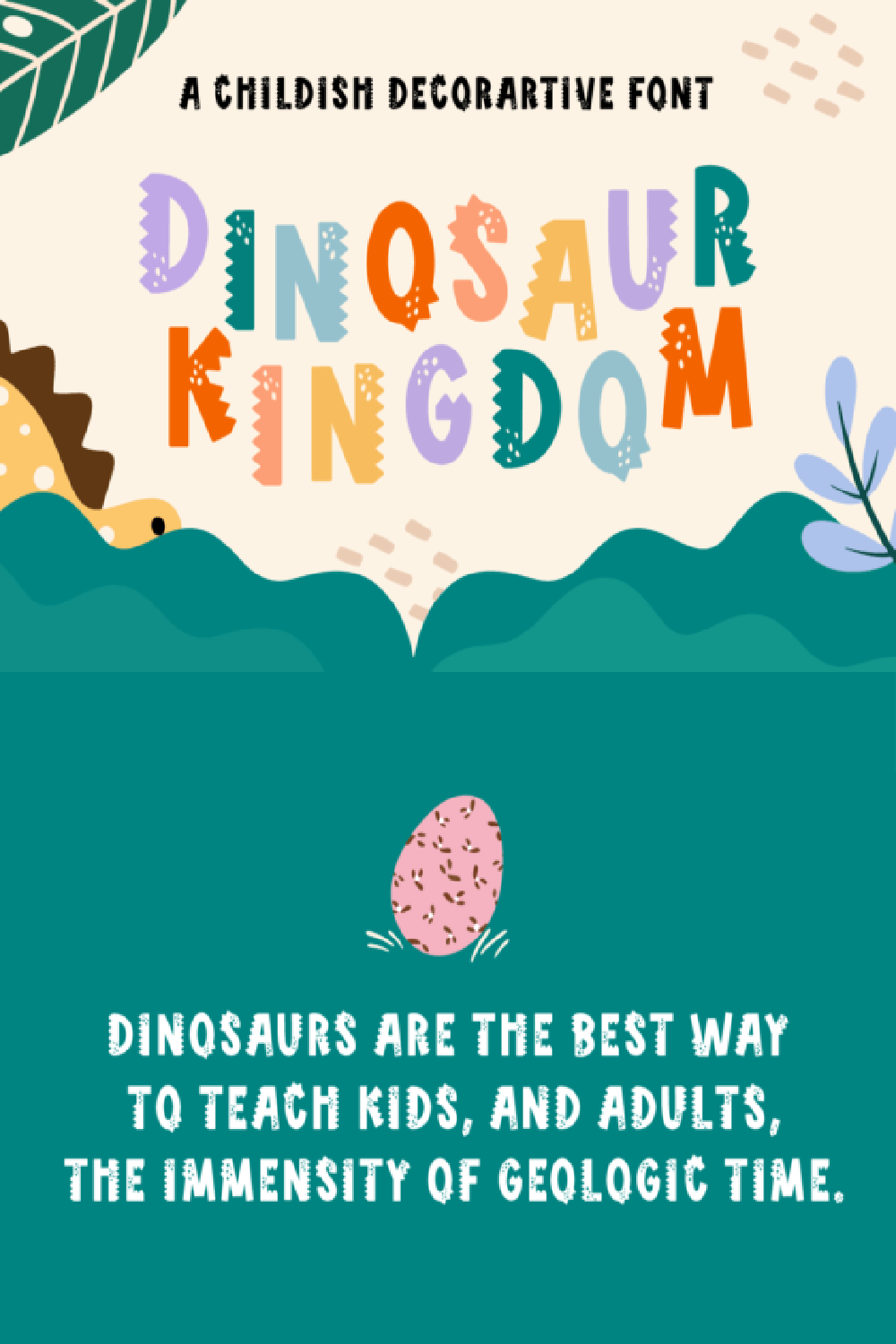 Dinosaur Kingdom Font