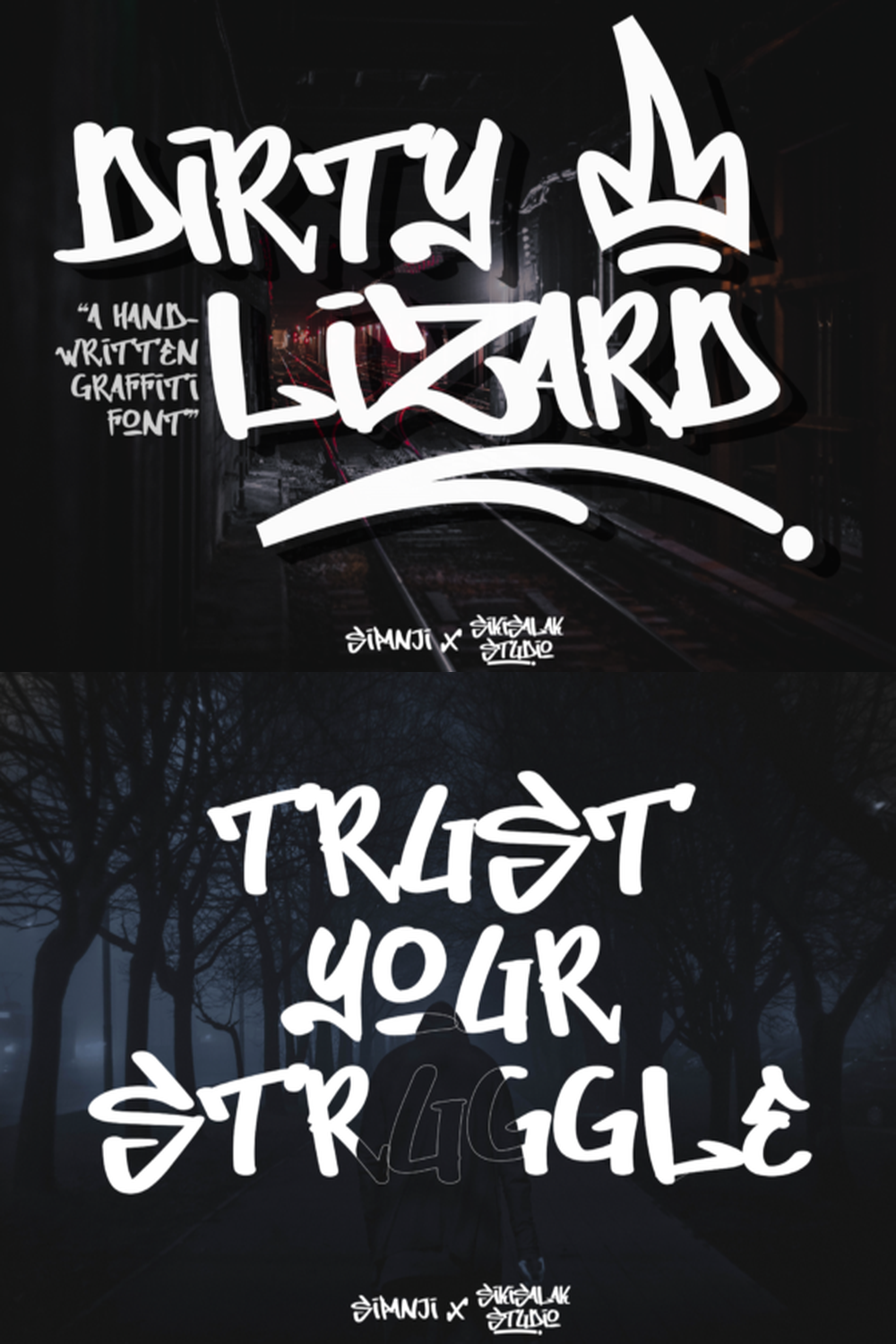 Dirty Lizard Graffiti Font