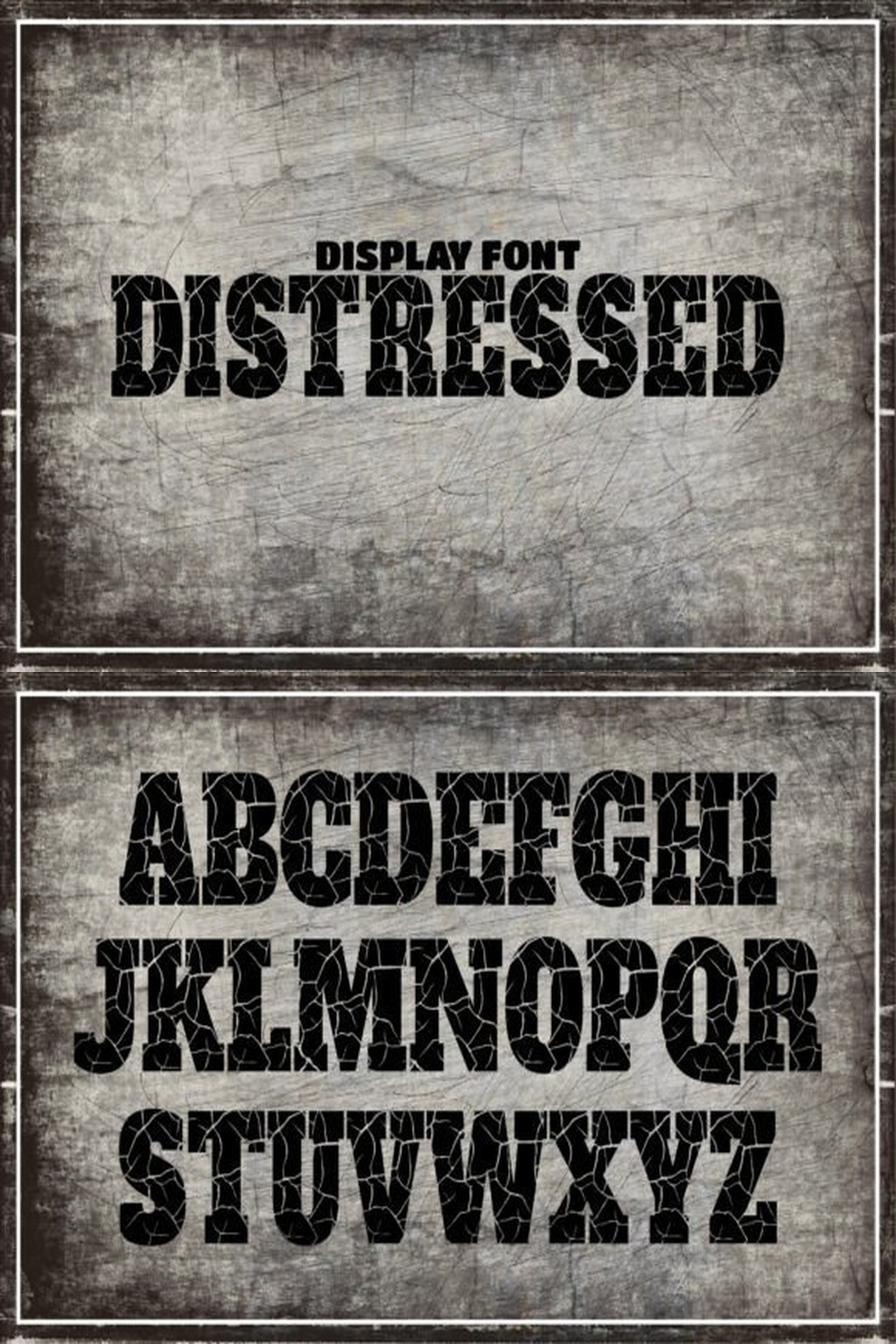 Distressed Font