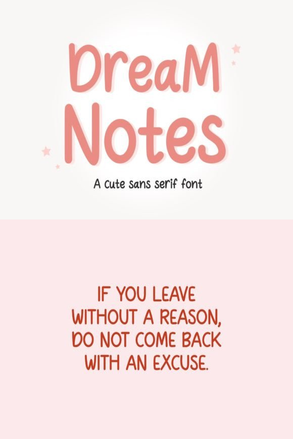 Dream Notes Font