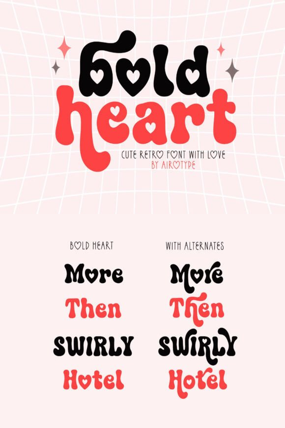 Bold Heart Font