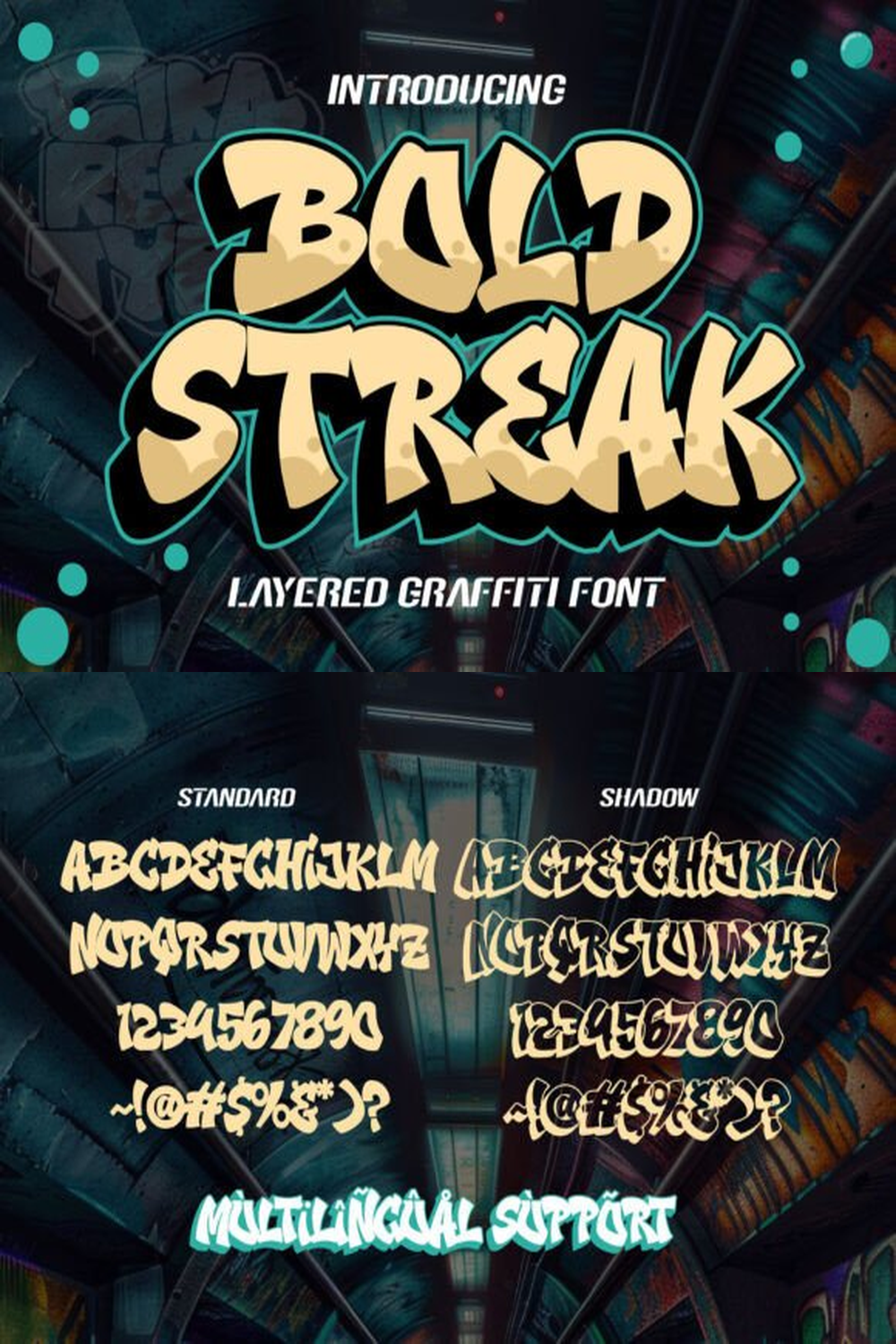 Bold Streak Font
