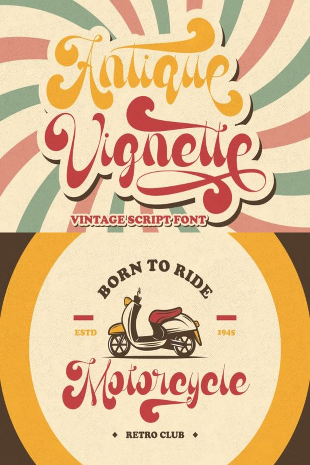Antique Vignette Font