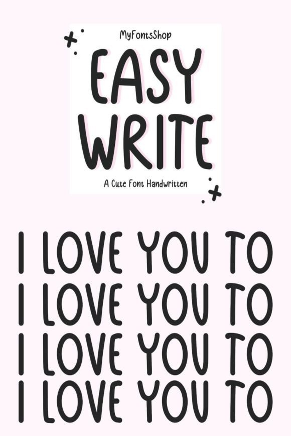 Easy Write Font