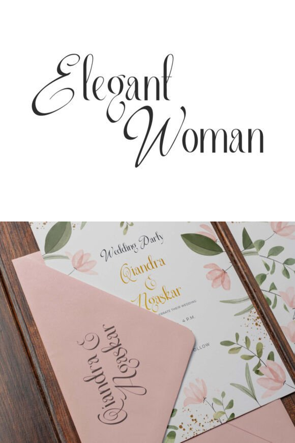 Elegant Woman Font