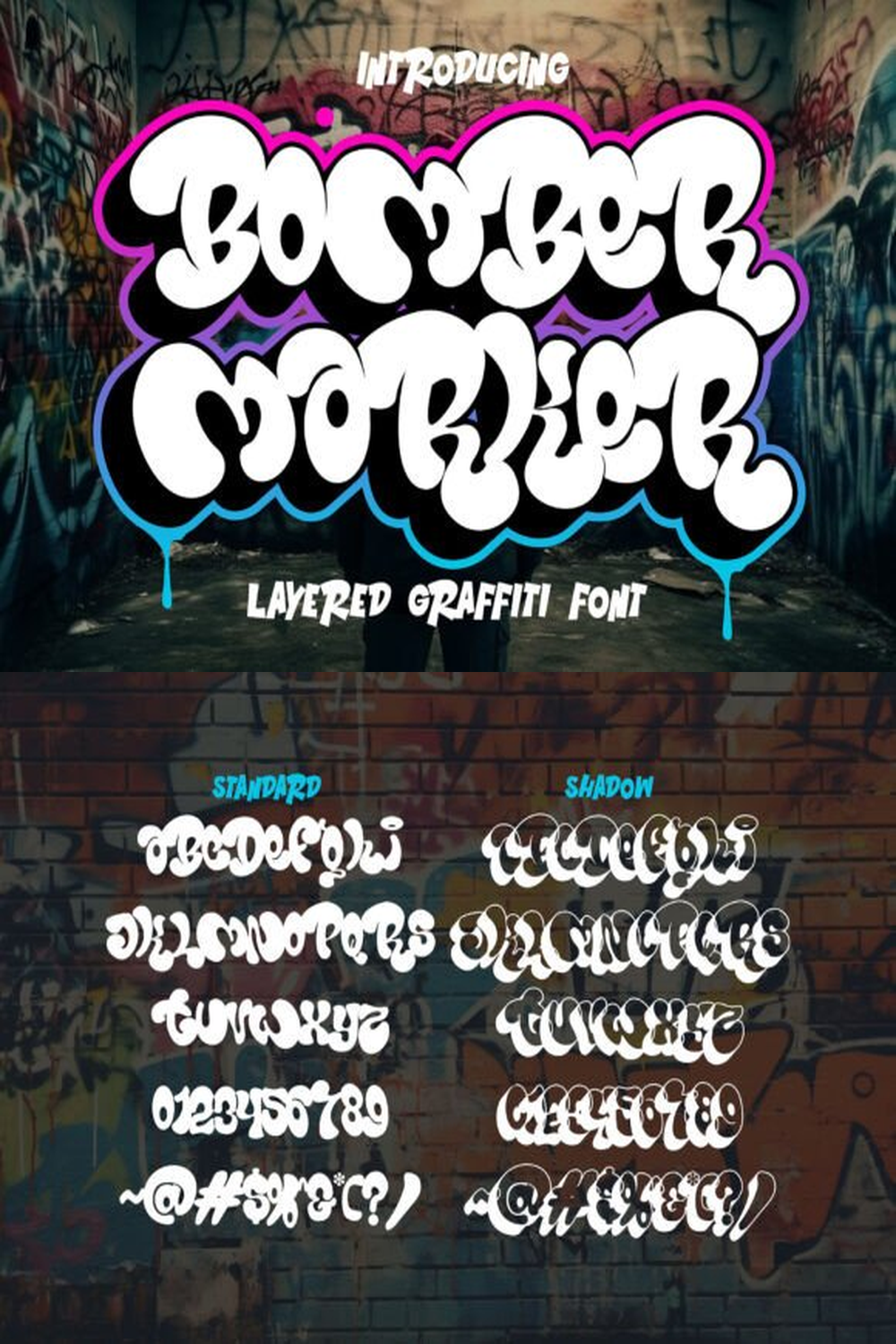 Bomber Marker Font