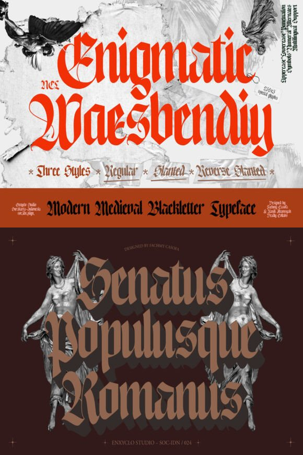 Enigmatic Waesbendiy Font