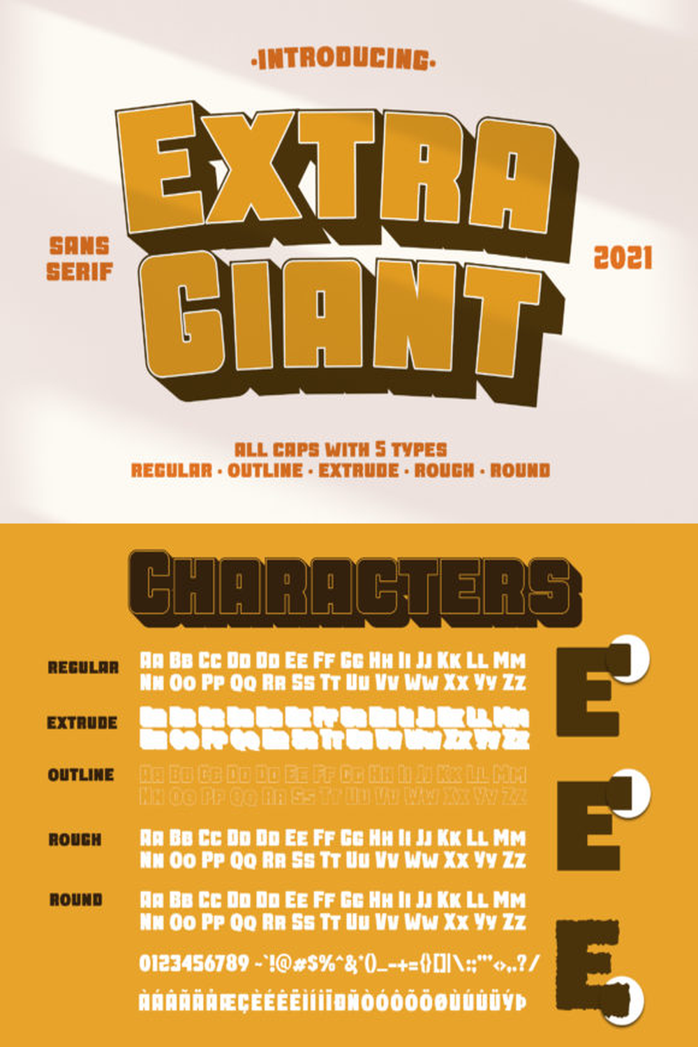 Extra Giant Font