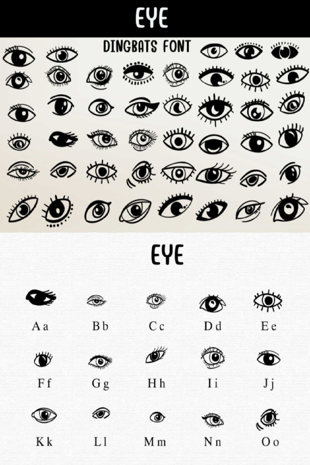 Eye Font