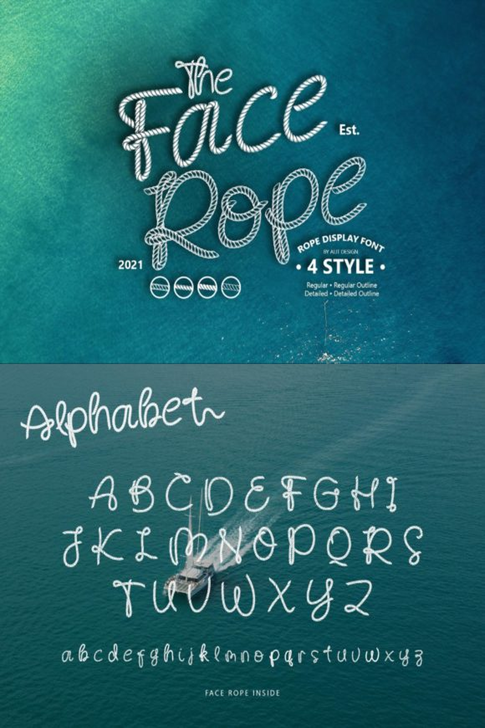 Face Rope Font
