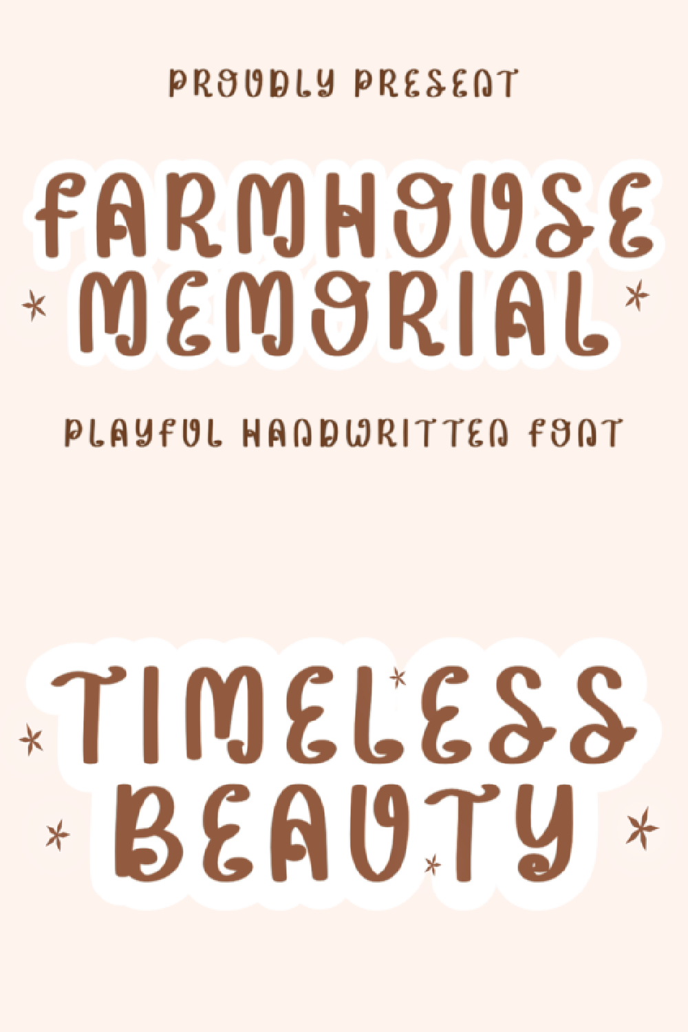 Farmhouse Memorial Font