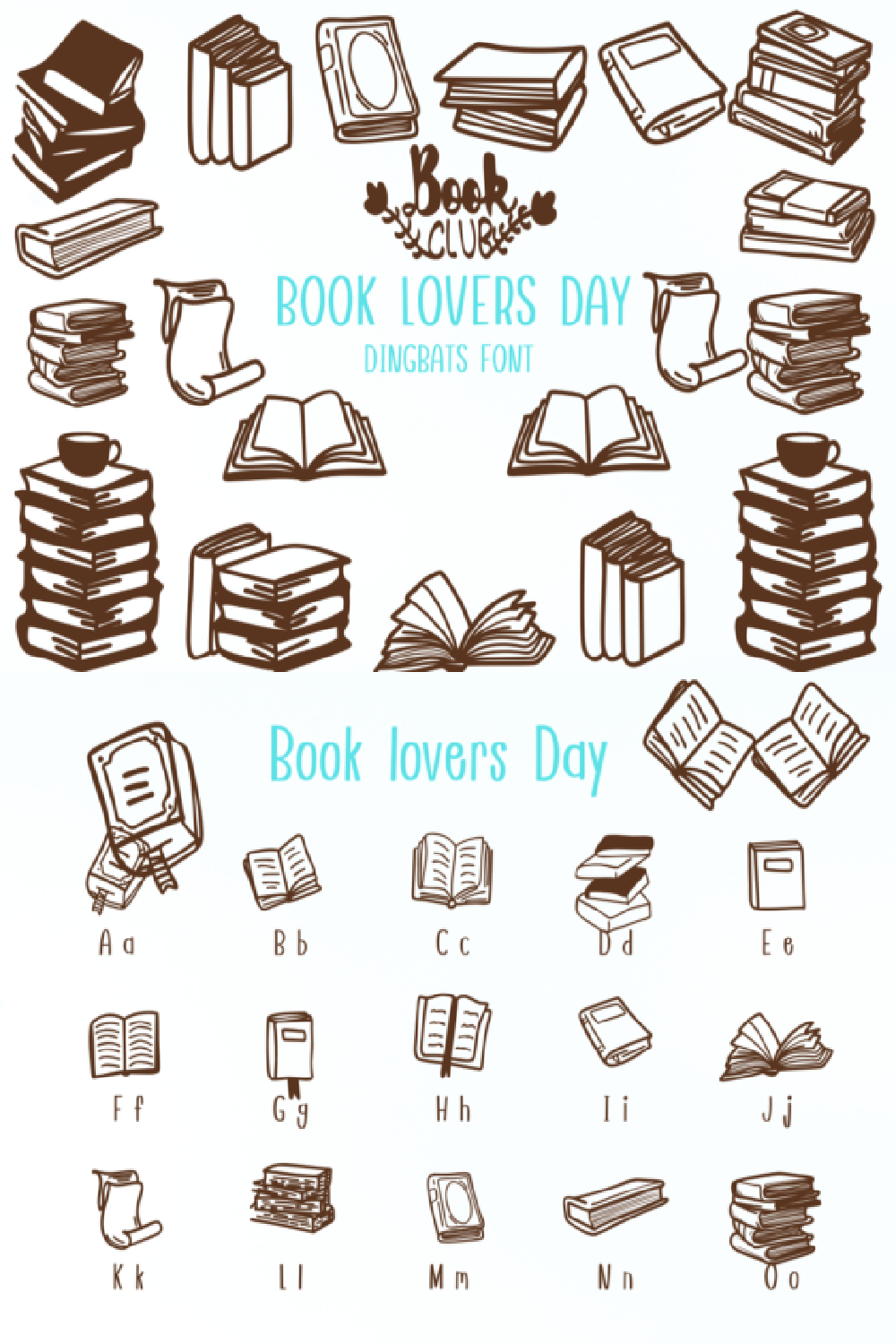 Book Lovers Day Font