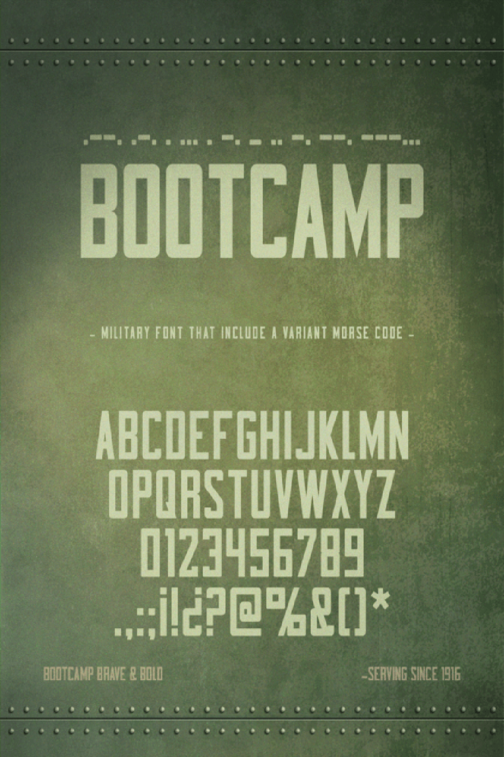 Bootcamp Font
