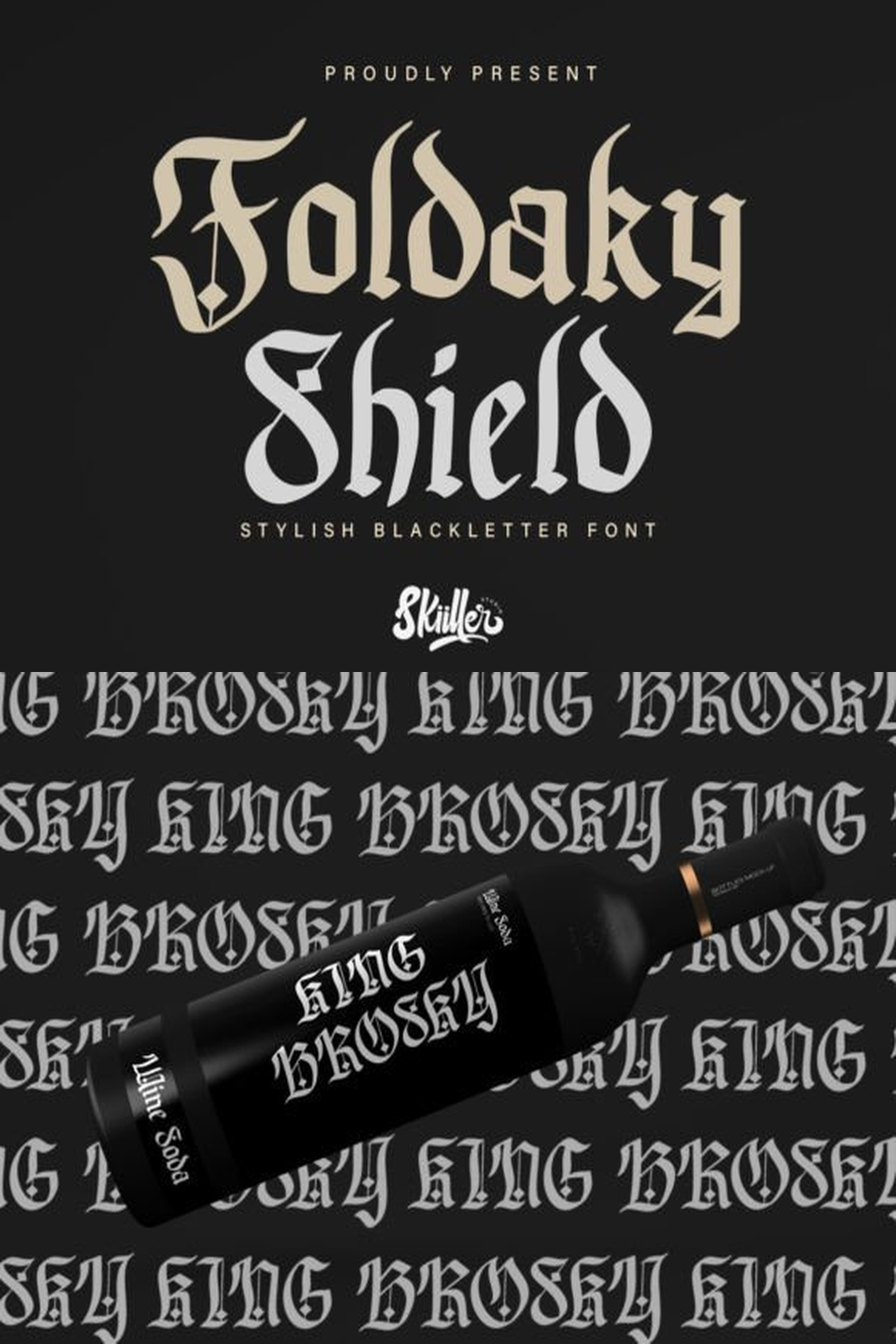 Foldaky Shield Font