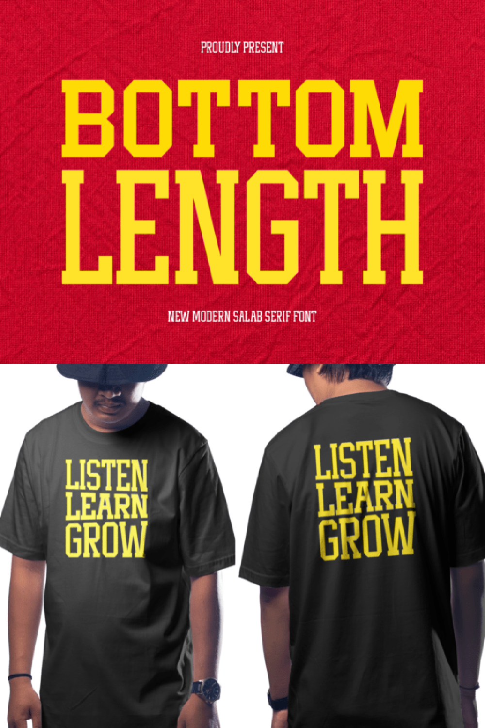 Bottom Length Font