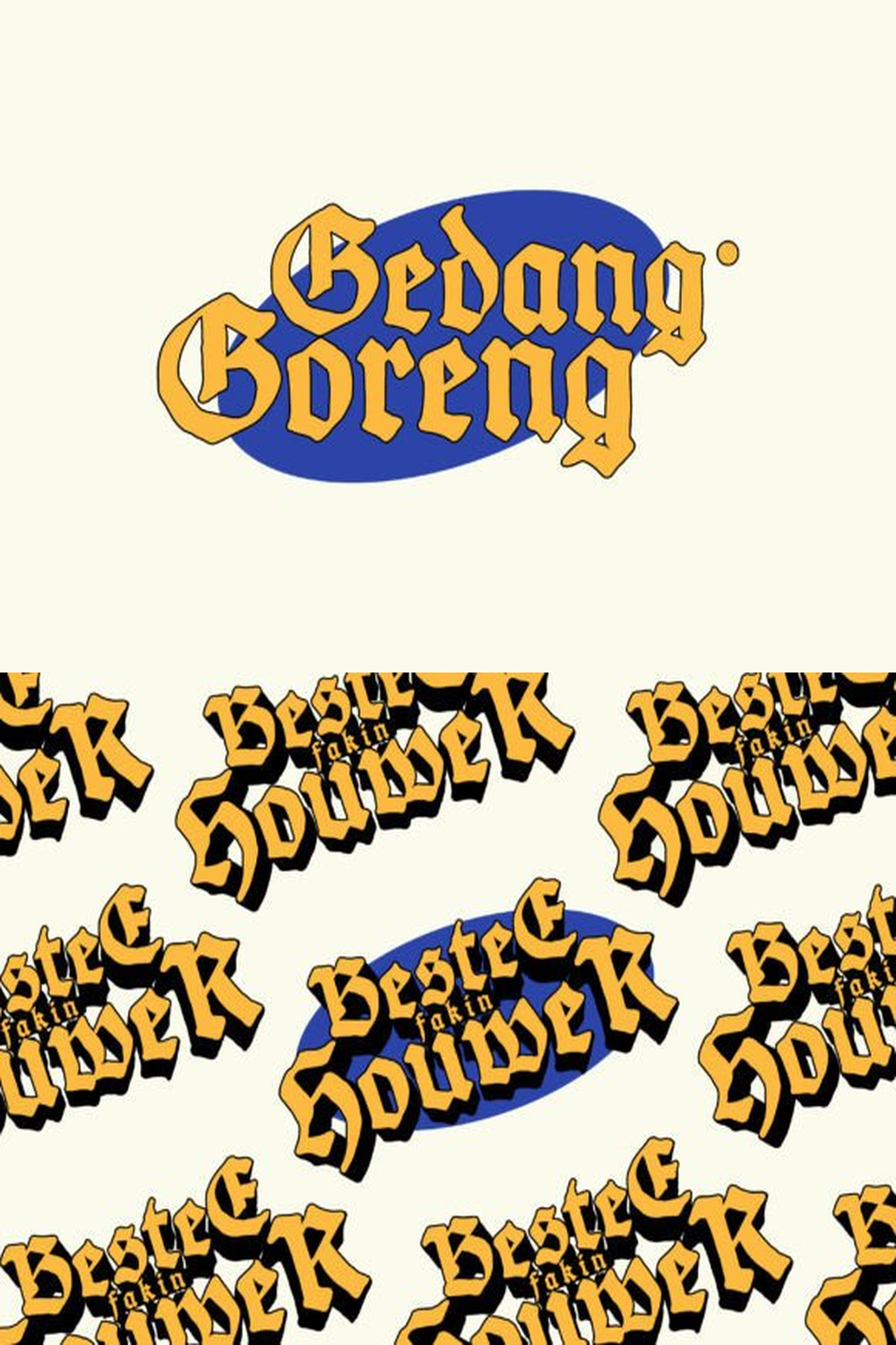 Gedang Goreng Font