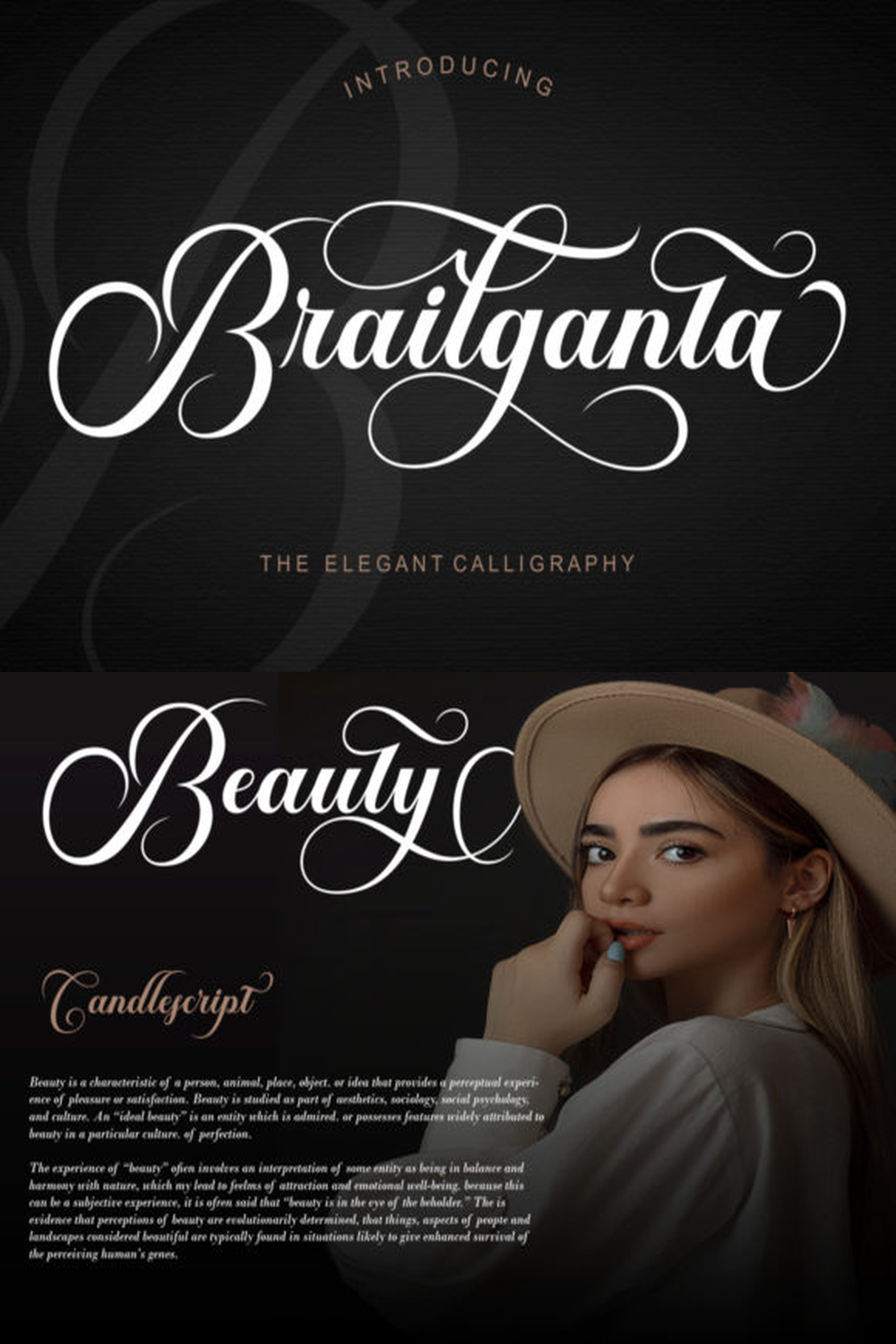 Brailganta Script Font