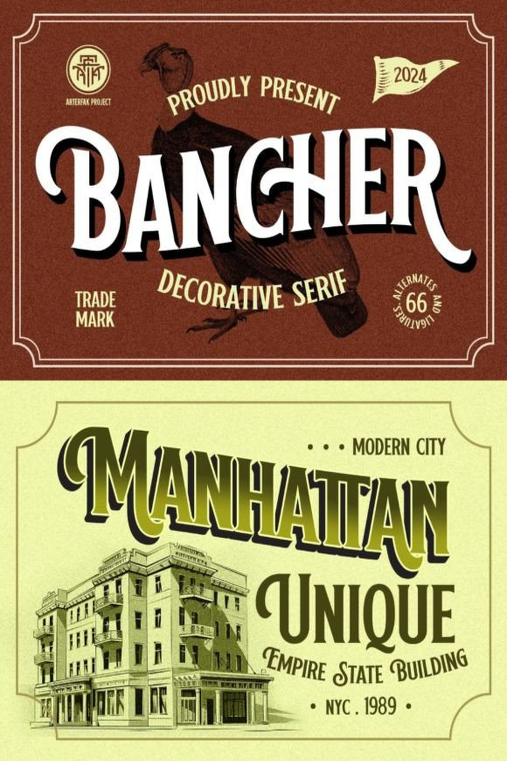 Bancher Font
