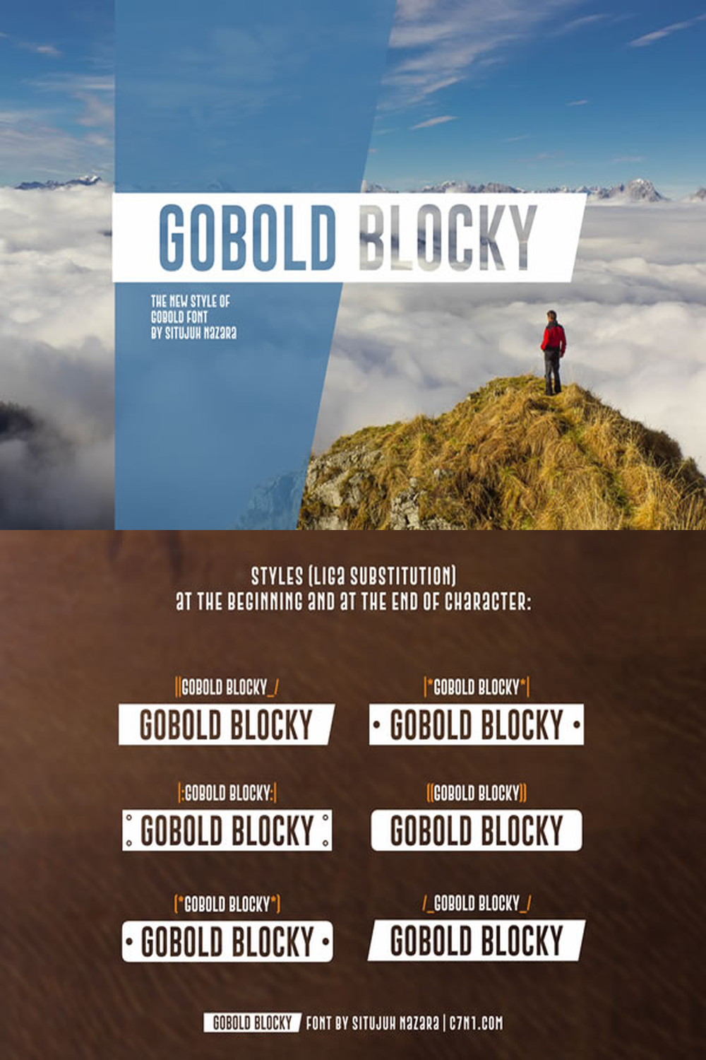 Gobold Blocky Font