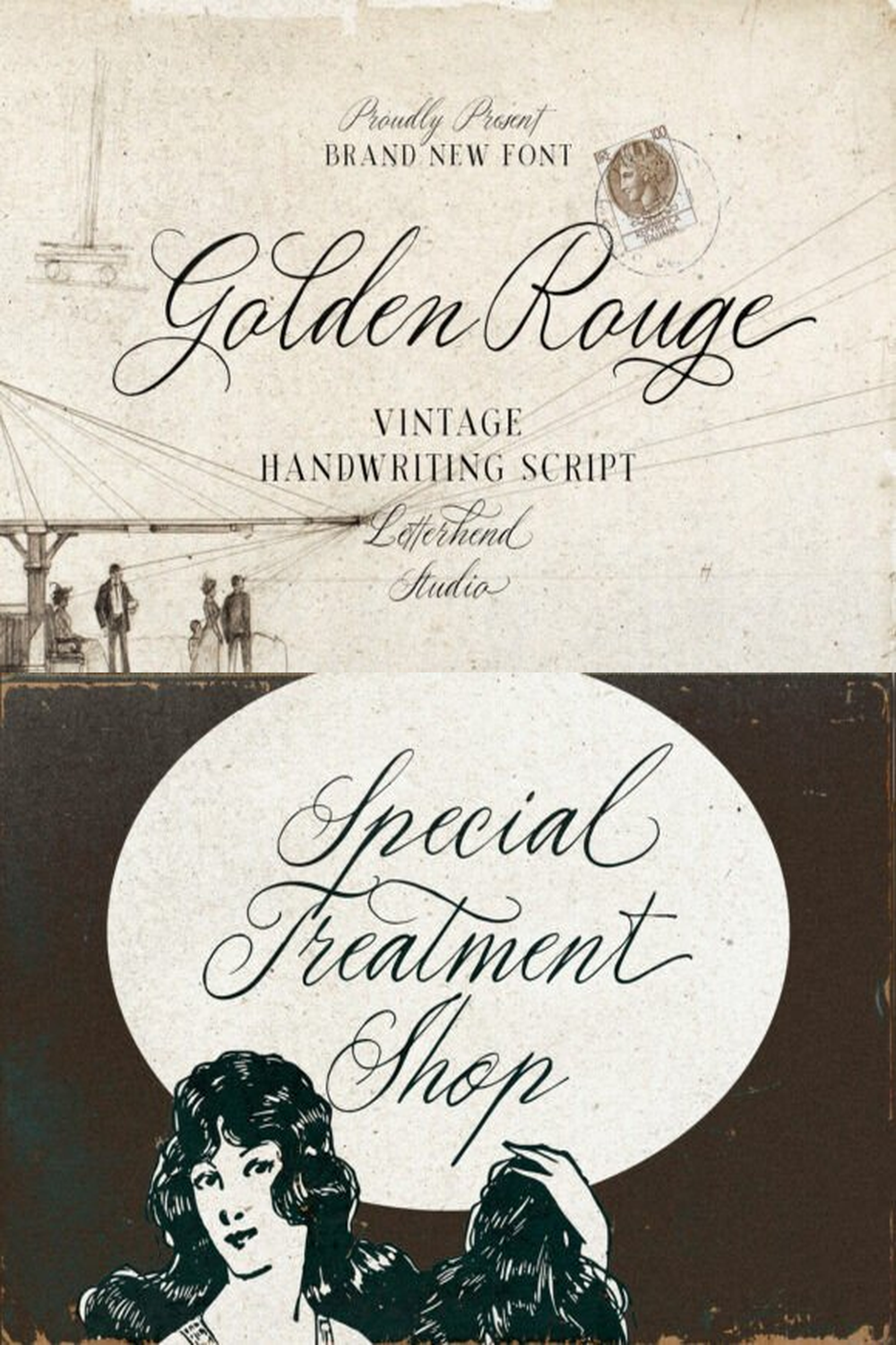 Golden Rouge Font