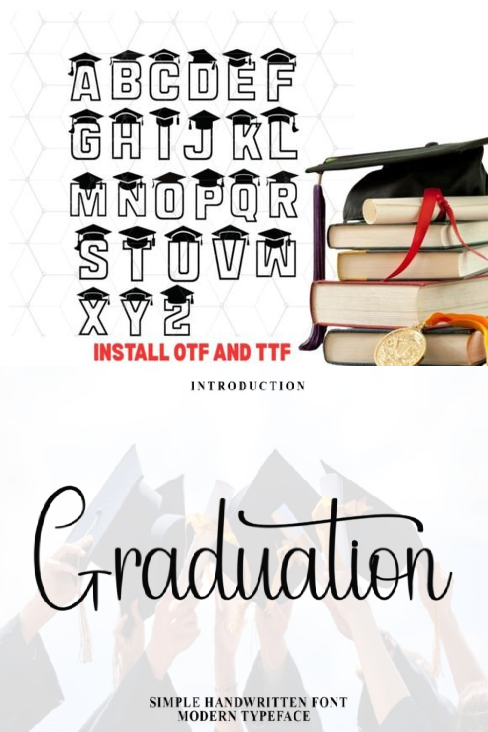 Graduation Font
