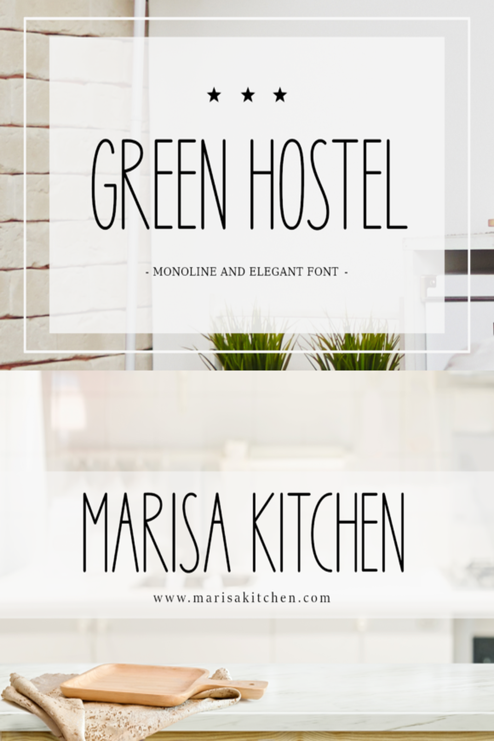 Green Hostel Font